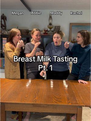 True friends try each others breast milk🤪 There’s so much going on in this video and it just gets more chaotic as it goes on😂 @Maddy ✨Motherhood✨ @Megan @rachelwhitlock #breastmilk #breastmilktasting #momfriends #tastetest  