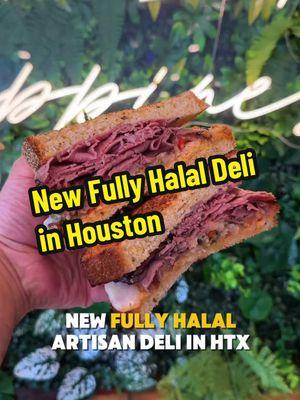 ‼️ NEW FULLY HALAL DELI IN HTX ‼️  Houston, TX:  Get ready for another fully halal deli in the Houston area! Crave and Craft Deli opened up a couple of weeks ago and they offer a fully halal menu of deli sandwiches.  Although they have a couple of their signature sandwiches they mainly focus on the build your own concept.  You pick your choice of bread, spread, meats, cheese and toppings, and get it all toasted. We built our own with the following: Jalapeno corn bread, Roast beef, Pimento spread, sauerkraut, Olive mix, roasted red peppers, and Pepper Jack cheese. Sandwich was excellent!  Loved the bread we got.  They have a variety of meats and toppings to choose from so the possibilities are endless on what you can make.  Ambiance is very cozy as well.  Halal certificate on display too! Open Mon-Sat 730am-7pm in the Energy corridor area. 📍16536 Park Row Blvd, Houston, TX . . . . . #halalhouston #houstonhalal #halal #halalfood #houstondeli #deli #delisandwich #roastbeef #houstonfood #houatonfoodie #houston #yhmah #youhadmeathalal 