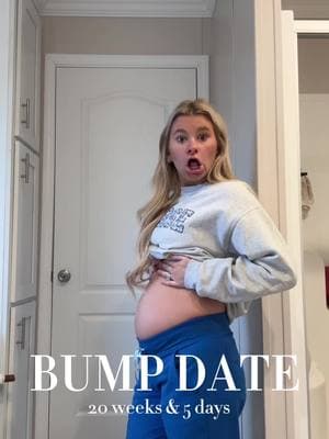 BUMP DATE! #pregnancyupdate #bumpdate #20weeks #21weeks #fyp #camiwade 