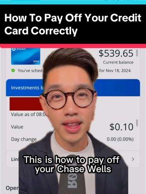 Keep watching to learn how to pay off your credit card correctly and increase your credit score 💳 1. Check your payment due date 2. Don't pay the entire balance 3. Pay the statement balance before the payment date 4. Avoid paying more than necessary—credit card companies use excess payments to invest in themselves, when you could be investing that money in yourself instead 😉 -Steve Follow @calltoleap Follow @calltoleap for investing videos! Follow me @calltoleap to learn more things like this about money! Make sure you check out my next beginners investing master class January 7th at 5:30 PM PT the link to sign up is in my bio! 🔥 #money #investing #finance #personalfinance #wealthmindset