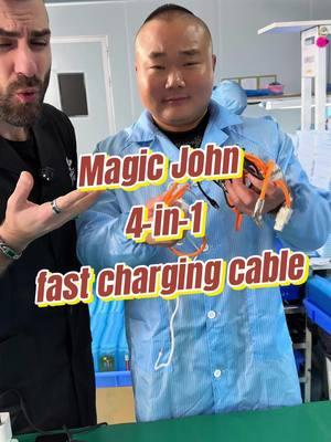 “Next-Gen 4-in-1 Charging Cable – Ready for Anything!”#tiktokmademebuyit #MAGICJOHN #TikTokShop #fastcable 