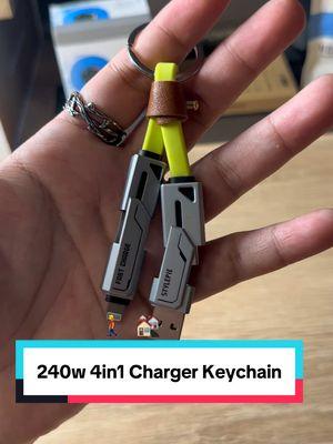 🔌 STYLEPIE 240W Portable Keychain Data Cable: Compact, versatile, and built for speed! ✨ Features: • 4-in-1 Functionality: Supports iPhone 15/16, Android, USB-C devices • 240W Fast Charging: Lightning-fast power for your gadgets • Portable Keychain Design: Always have a cable on hand • Durable Build: Reliable and long-lasting 💵 $16.99 (Save 32%) 🔄 Free Returns Simplify your charging needs—grab this must-have keychain cable now! #PortableTech #FastCharging #GiftIdeasForHer #TikTokShop #FlashSale #CyberMonday2024 #BlackFridayDeals #GiftGuide #TTSLevelUp