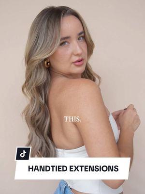 two rows of extensions are a game changer  #handtiedextensions #hairextensions #haireducation #hairstylistcontent #extensiontransformation 