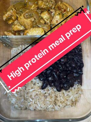 Healthy and high in protein meal prep #mealprepideas#mealprep#eathealthy#highprotein#blackbeans#healthyfood#healthy#eatclean#homemadefood#foodies#lovefood#eatheathy 