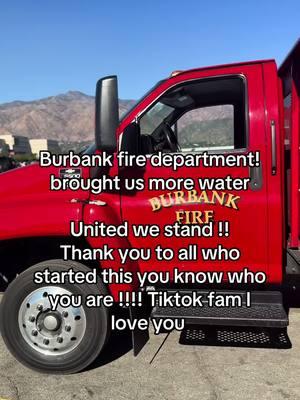 TikTok we love you so much! #fypシ #californiafirefoodgiveaway #firevictims #community #unity #laglizzyhotdogs #burbankfiredepartment 