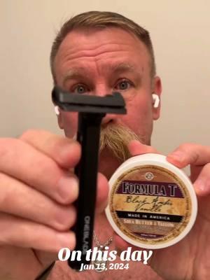 #onthisday throwback great wet shave with my @Wet Shaving Products shave soap and aftershave.  @OneBlade SE safety razor.  @Naked Armor Scuttle lather bowl.  My avg wet shave time is about 4-6 minutes. I have less skin irritation, less ingrown hairs and less cost.  Disclaimer: shave however you are most comfortable.  #asmr #asmrsounds #satisfying #shave #SOTD #wetshave  Link in bio: #shavetiktok #bobandelliothismustache #lorax #escanor #shirohige #whitebeard #mustache #lencio #redlegzeff #onceler #handlebarmustache #goldroger #beardcare  #asterix #bolinhadegolfe #unclepecos #foryoupage #fypシ #fyp #fypforyou #fypage #rdr2 #FriedrichNietzsche #iseemrp #sigma #rizzler #3xbeardchampusamustachechampion If you or someone you know may be struggling with suicidal thoughts, you can call the U.S. National Suicide Prevention Lifeline at 988 any time day or night, or chat online. Crisis Text Line also provides free, 24/7, confidential support via text message to people in crisis when they dial 741741. #mentalhealthmatters #suicideprevention 