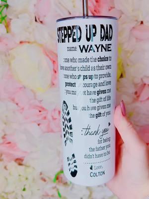 Step UP Dad. #stepupdad #stepupdadsoftiktok #stepupdads #stepdad #stepdaddy #bonusdad #bonusdads #daddy #justlikemydad  #dad  #dadsoftiktok #FathersDay  #fathersdaygiftideas #tumbler #customtumbler #tumblersoftiktok  #shopsmall #smallbuisness #etsy #etsyshop 