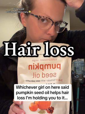 Let’s wait and see !! #hairloss #tiktokshopfind #tts #TikTokShop #fyp #franklinthebulldog #womenover30 #hairthinning #hairlossinwomen #pleasehelp #pumpkinseedoil #pumpkinseedoilforhairgrowth #microongredients @Micro Ingredients 