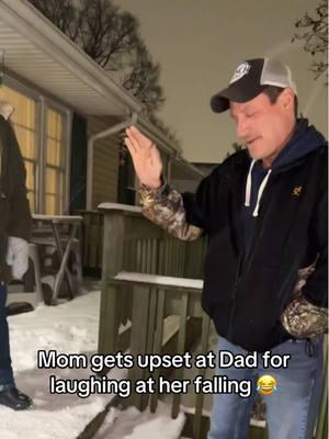 Mom gets upset at Dad for laughing at her falling. #dad #husbandwife #reaction #relatable #family #drama #comedy #funny #dadlife #dadjokes #dadsoftiktok #marriage #relationships #foryou #fyp #trend #trending #this #original 