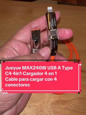 Jueyue MAX240W USB A Type C4 4in1 Cargador 4 en 1 Cable para cargar con 4 conectores #cable #charger #cargador #usb #jueyue @Jueyue #Creatorsearchinsights #resultsmayvary   #wintersale #tiktokshopwintersale #gift #Giftideas #regalos #winterdealsforyou #winterfinds #newarrival #TikTokShop #tiktokshopfinds #tiktokshopholidaydeals #tiktokshopholidayhaul #cozycountdown #NewYearNewAura #HolidayHaul #TiktokShopJumpstart #fashionlookbook 