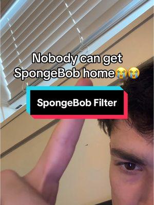 SpongeBob filter impossible #filter #filterchallenge #puzzle #spongebob 