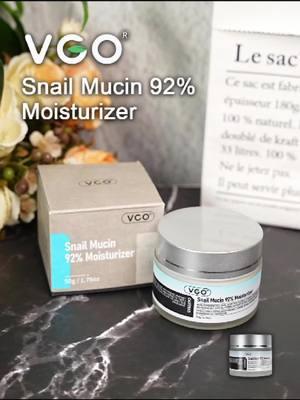 Deeply moisturise and improve skin texture, VGO snail cream helps you have perfect skin!#VGO #Retainmoisture #Repair HDR-9206