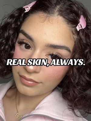 REAL SKIN, always. will forever be my mission no matter what platform we journey to. 🧚🏼‍♀️🩷✨🫧🪽  #acne #acneproneskin #texturedskin #makeupfortexturedskin #acneskinmakeup 