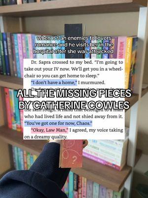 🥹 📖: All The Missing Pieces by Catherine Cowles  #booktokfy #romancebookrecs #booktokfyp #romancerecs #bookrecommendations #romancerecs #enemiestolovers #enemiestoloverstrope #booksaremagic #romancebooks #creatorsearchinsights 