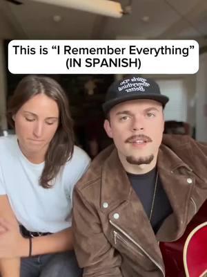 Zach Bryan gone Español with @Angie K 🤠❤️‍🔥#countrylatino #zachbryan #kaceymusgraves #countrymusic #iremembereverything #lovesong 