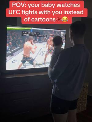 Never too young for some film study👨‍🔬👶 #UFC #mma #ufcfan #ufcbetting 