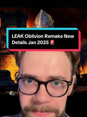 Elder Scrolls Oblivion Remake Confirmed 🔥 #bethesdagamestudios #elderscrolls #GamingOnTikTok #videogames #skyrim #oblivionremake 