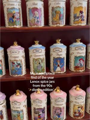 My phone must have been listening to me be envious of @Marianne 💃😎✨ #disneycollection #disneyspicejars #disneyfans #disneylife #disneynostalgia #lenoxspicevillage #lenox 