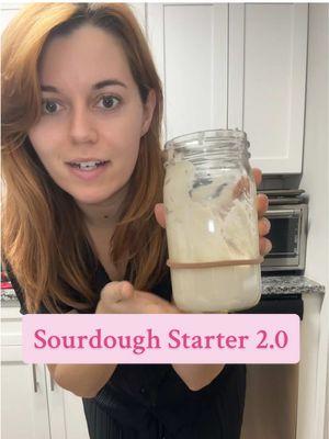 Second times the charm right?  #sourdough #sourdoughstarter #sourdoughrecipe #sourdoughbreadbaking #apartmenthomesteading #sourdoughfeeding 