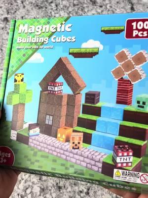 Bring your Minecraft builds to life with these magnetic cubes! 🏡 Endless fun for kids & adults. Build, break, rebuild! Grab yours now! 🧲 #MagneticCubes #MinecraftIRL #CreativeToys #ShopTikTok #TikTokMadeMeBuyIt #GiftIdeas #ShopNow