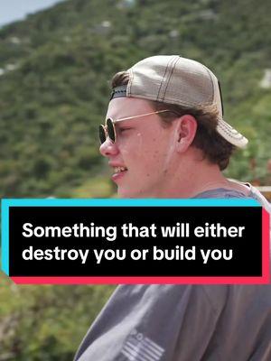 Your problems will either destroy you or build you. #lifeimprovement #lifeproblems #motivational #realtalk #genz 