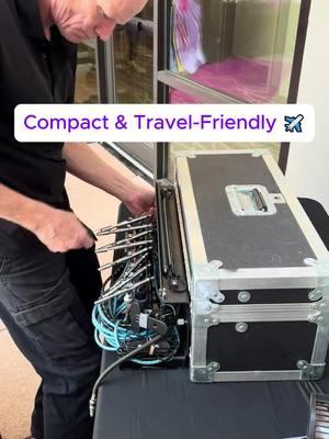 Check out how Dale sets up our custom airbrushing kit, ensuring everything is compact, travel-friendly, and uniform across all events. It’s all about creating a flawless experience from start to finish! ✈️ #AirbrushEvents #SetupSuccess #EventPreparation #TravelFriendly #CreativeTools #AirbrushArt #EventConsistency #FlawlessExecution #PortableArt #ArtInAction