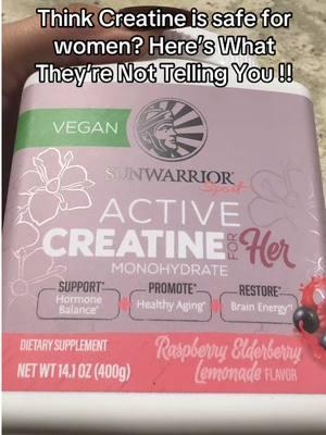 @Sunwarrior #creatine #creatineforher #women #support #healthyaging #hormonebalance #brainenergy #healthy #forher 