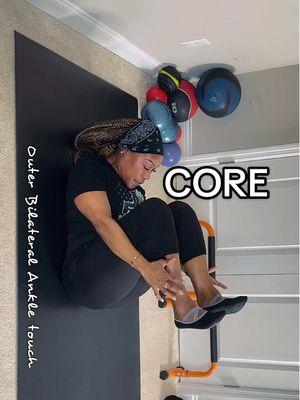 Strong core foundation.  #Core #StrentghTraining #YumichicTraining #Fitness #Women #Over50 #Workouts 