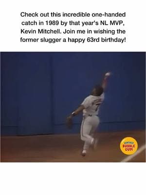 Early in what would become an MVP-winning season for Kevin Mitchell, the San Francisco Giants outfielder took a poor angle on a fly ball hit into left field by Ozzie Smith. Unable to reach the ball with his glove, Mitchell quickly raised his other hand and made a bare-handed catch.  Mitchell credited his experience playing wiffle ball as a kid for helping him make the play. “You didn’t have gloves in wiffle ball,” Mitchell explained. “You used to just use your hands. So I just stuck my hand up, and it landed smooth. Smooth as butter.” 👉 Join me in wishing the 1986 World Series champion and 1989 National League MVP a Happy 63rd Birthday! What is your favorite Kevin Mitchell story or memory? ⚾️⚾️⚾️ #mets #nymets #sanfranciscogiants #ilovebaseball #baseballlove #baseballlifestyle #baseballlife #baseballhistory #dodgers #giants⚾ #baseball #homerun #yankees #strikeout #1990sbaseball #sanfrancisco #astros #nostalgia #baseballgame #80sbaseball #MLB #sfgiants #halloffame #1980s #90sbaseball #baseballhalloffame #1980sbaseball #baseballseason #kevinmitchell