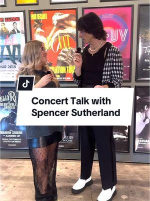 Concert Talk with Spencer Sutherland about his upcoming The Drama North American Tour 2025 #concerts #concerttickets #spencersutherland #thedrama #thedramatour #livenation #tour #2025concert #ticketmaster #concerttok 