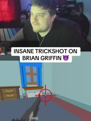 One tap on Brian 😤 #familyguy #briangriffin #stewiegriffin #trickshot #shadowwizardmoneygang #speedrun #foryoupage 