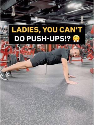 😁 If you cannot do regular push-ups, then that’s okay! We all have to start from somewhere.  🤩 I highly recommend getting on a Smith Machine and doing a progression phase. Start with the bar up high and work your way down until you can eventually do regular push-ups! It might take weeks or even months. You have got this! 😎 🔥 Do you want to lose 10-20 LBS and “tone up” to gain full confidence in 3 months? DM me “🔥” to see if I can help! 📲 Be sure to SAVE and SHARE this with someone who could find it useful.  ⠀⠀⠀⠀⠀⠀⠀⠀⠀ ⠀⠀⠀⠀⠀⠀⠀⠀⠀ ⠀⠀⠀⠀⠀⠀⠀⠀⠀ #pushup #chestexercise #weightlosstransformation  #fitwomen #fitnesscoach #smithmachine #chestday  ⠀⠀