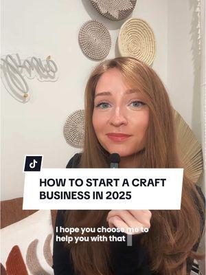 If you want to start a craft business in 2025… start with these things! #craftbusiness #cricutbusiness #cricut #smallbusinesstips #smallbusinesstok #handmadebusiness 