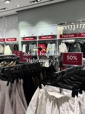 those red prices? yeah, take 50% MORE off 🫶🏼 @H&M  #hm #hmhaul #hmbasics #hmsale #hmtryon #hmtryonhaul #handm #wheretoshop #affordableclothes #affordableclothing #affordablefashion #closetstaples #2025fashion 