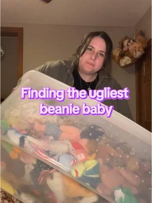 That viral ugly beanie baby inspired me to go through my 90s beanie baby collection to find my own ugly beanie baby. Like, comment, and share if you want more beanie baby content #beaniebabies #beaniebaby #90snostalgia #kitschy #maximalism #plushies 