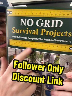 ON SALE! No Grid Survival Projects book. How to produce everything you need on your property. #offgrid #survival #nogrid