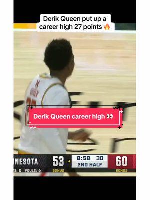 Derik Queen continues to produce for the Terps 🔥 #collegebasketball #cbb #basketball #hoops #derikqueen #maryland #nbadraft #prospect #NBA #careerhigh #highlights 