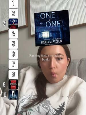 Ranking freida mcfadden books!!! #mysterythrillerbooks #BookTok #bookrecs #bookrating #bookish 