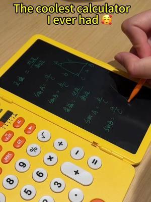 The coolest calculator I ever had  #newyes #calculator #math #school #coolest #Amazonmademebuyit #Amazonfind #study #studygram #stationery #stationerylove #coolgadgets #learningtool