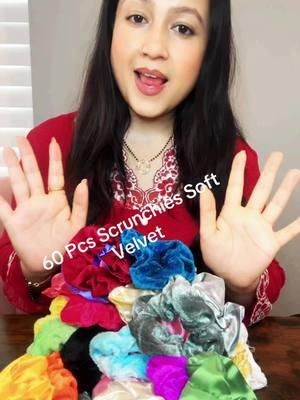 60 pcs scrunchies soft velvet satin hair silk elastic hair ties for women. Please buy it using the link below. Thanks. #tiktok #foryoupage #viral #tiktokmademebuyit #dealsforyoudays️️️️ #beautybloom #60pcs #hairties #acessories #velvet 