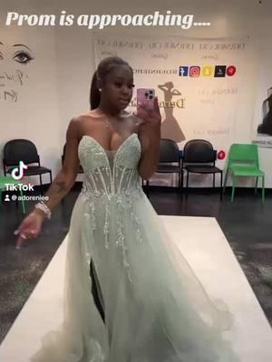 Prom is approaching!!!  #derniercrigowns #derniercrigownstanger #promdresses #promgown #viraltiktok #sizes #prom #gowns #fypシ #fyp #sage #sagegreen #sagegoddess #girls #promdreams #prom2k25 #prom2025 #prom2025🔜 #conyersgeorgia #locustgrove 