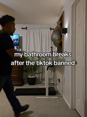 I'm sure a few of ya'll can relate 😆 🤣 😂 #tiktokban #tiktokbanbelike #humor #tiktokproblems #bathroombreaksbelike  #lifeaftertiktokban #saynototiktokban 