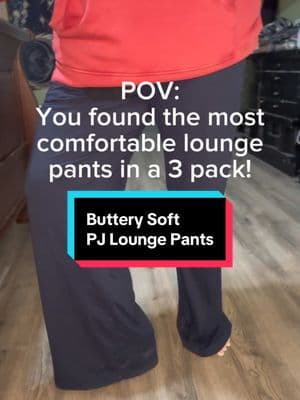 Buttery soft and they also have pockets, wide legs, high waist, and a drawstring waist!  #TikTokShop #treatyourself #pants #loungewear #loungepants #pjs #pajamapants #spotlightfinds #giftguide #comfyclothes #comfy #comfystyle #comfypants #yoga #yogapants #wideleg #highwaist #drawstring #butterysoft #3pack #winterfashion #winterwardrobe #womensfashion #womensclothing #showitty @Showitty  soft pajama pants for women pajama pants to school pajama party outfit best pajama pants for moms pajama pants set women