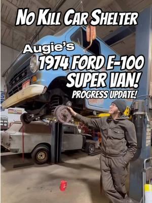 Van Update #nokillcarshelter  #classiccars #vintagevan #van #ford #fordvan #classicford #repair #repairs #maintenance #vannin #metalfab #metalfabrication #dailyupdates 