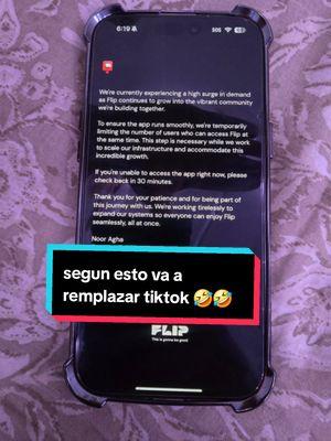 estamos Mal si creen que esta App va a remplazar a tiktok # Es malisima #nuevaredsocial #Flip #nuevaredsocialflip #viralvideo #fyp 