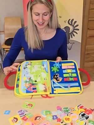 🎈Teacher Steve Strongly Recommends This “Busy Board”! 😎 Super colorful 🌈, loaded with diverse functions. It's a hands - on wonder🧐 that sharpens kids' minds 🧠 and motor skills 👍 while they play.😍🤝 - - - - - - - - - - -#steveandmaggieofficial #steveandmaggie #educationaltoys #learning #learningenglish #busyboard #EnglishWords" #LearningTips" #DIY #TOYS