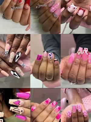 It's time for my favorite sets "Valentines" 💞💅🏽#touchedbyamelia #mississippinailtech #mississippi 