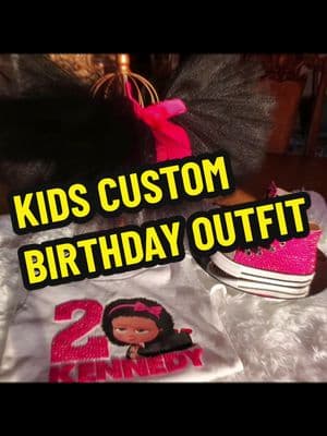 Elite Bling Is Now Taking Orders For Custom Kids Birthday Outfits. We Can Handle All Budgets. DM Me or Send Me An Email To Get you Child The Custom Bday Outfit Of their Dream #elitebling #kidsbirthdayparty #kidsbirthdaypartyideas #foryourpage #blingbling 