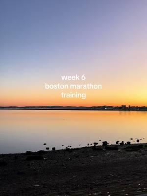 week 6 #bostonmarathon #boston #marathon #marathontraining #marathonrunner #bostonmarathon2025 #run #Running #runner #bostonmarathontraining 