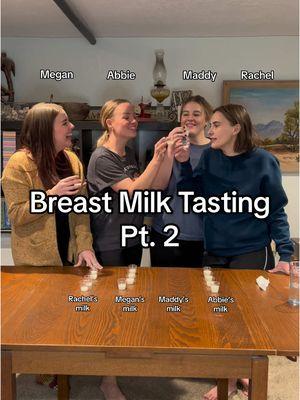 Leveled up from best friends to breast friends @ma@Megan @rachelwhitlock #breastmilktasting #momfriends #tastetest #breastfeeding #momhumor #CapCut 